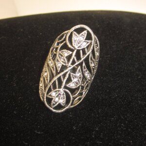 Marcasite Ring Size 7.25